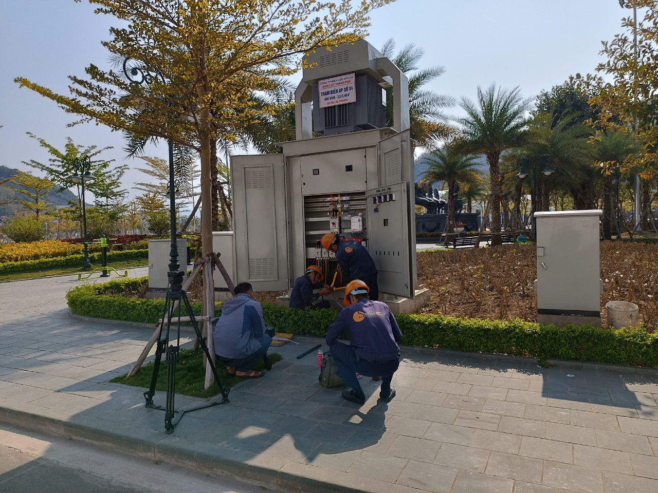 Dự án "Thi công xây dựng hệ thống cáp ngầm điện trung thế và Trạm biến áp" tại Khu đô thị số 1, phường Chiềng An, TP Sơn La